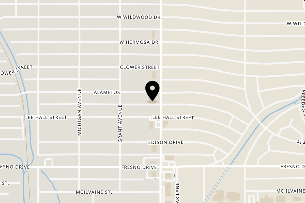 Map showing the location of Taqueria Vallarta Blanco Rd on 3219 Blanco Rd in San Antonio